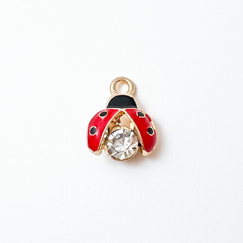楽天市場】【アクセサリーパーツ】《チャーム》てんとう虫