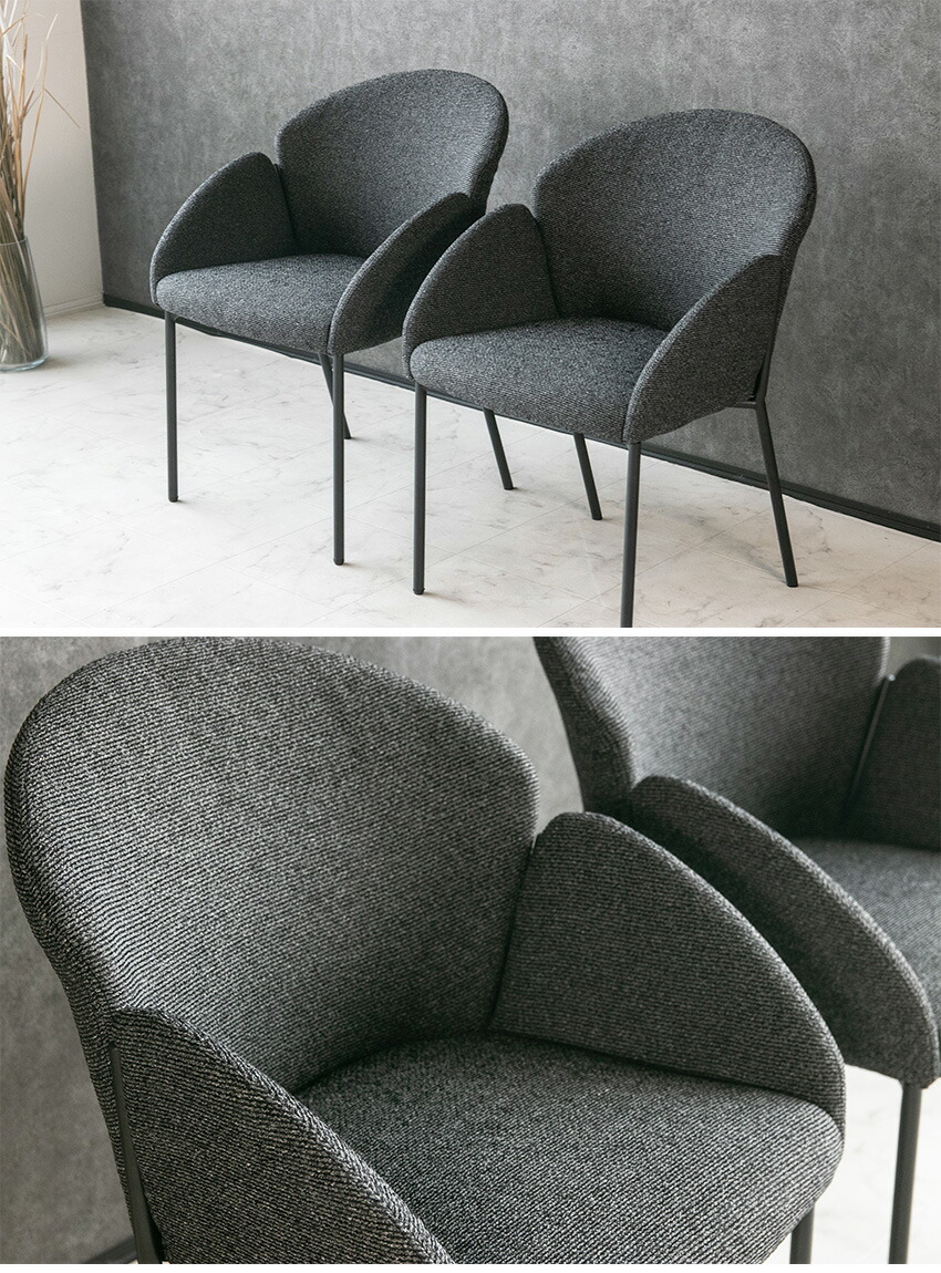 楽天市場】【送料無料】 ダイニングチェア 2脚セット ファブリック