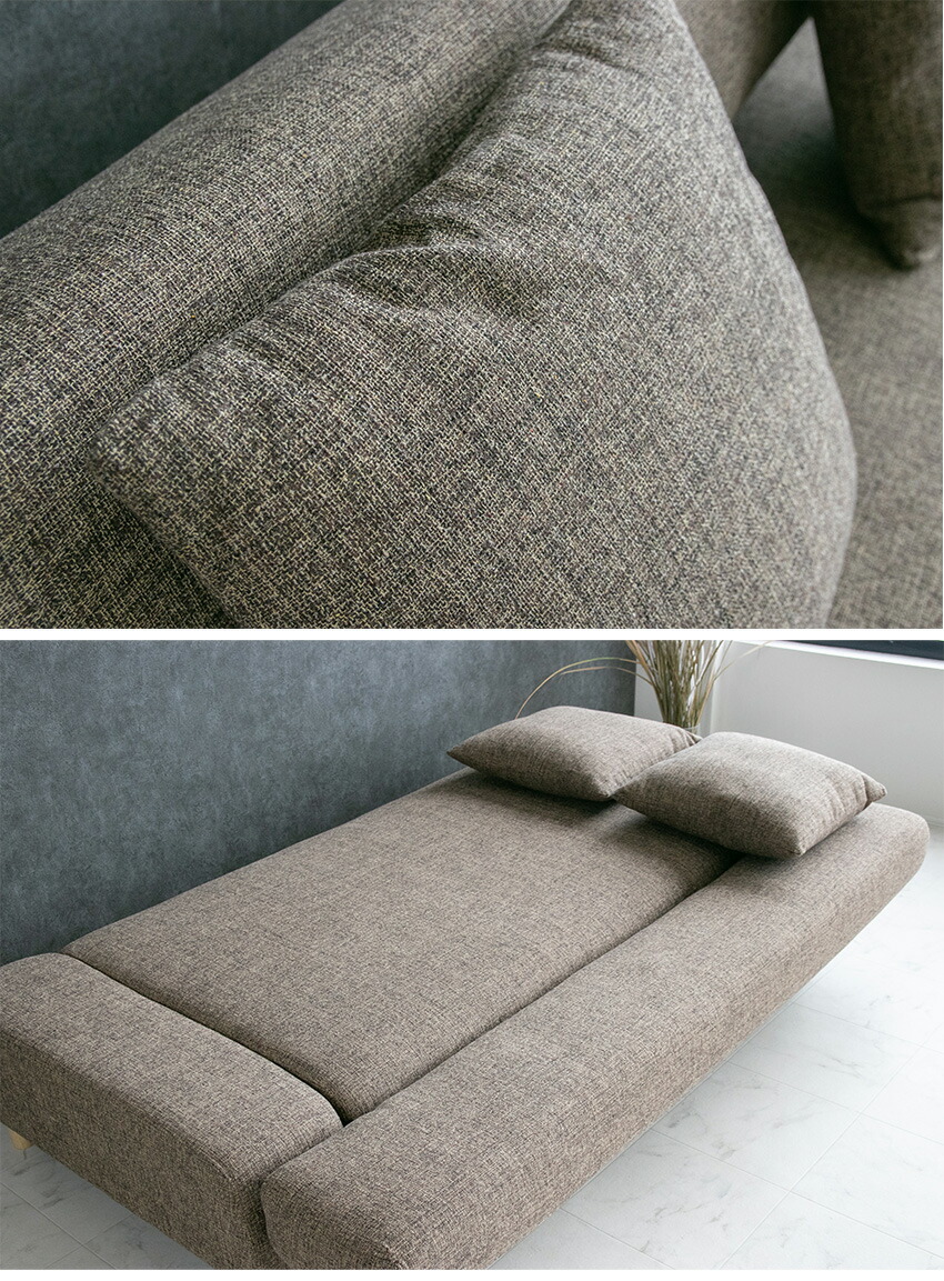 楽天市場】【送料無料】 ソファベッド 3人掛け ファブリック ソファー