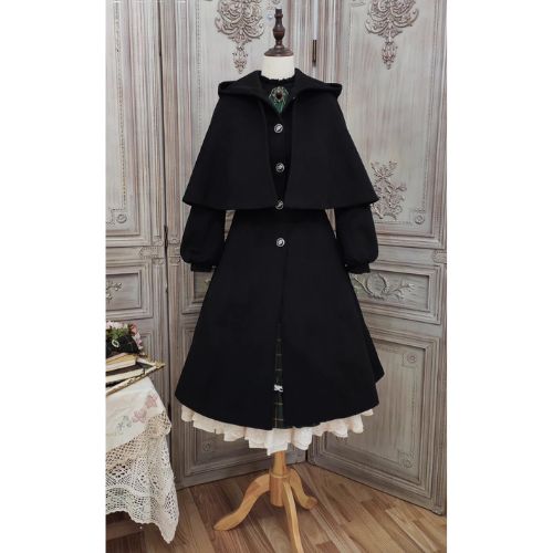 楽天市場】【納期40日】ゴスロリ レトロ ブリティッシュ ケープコート