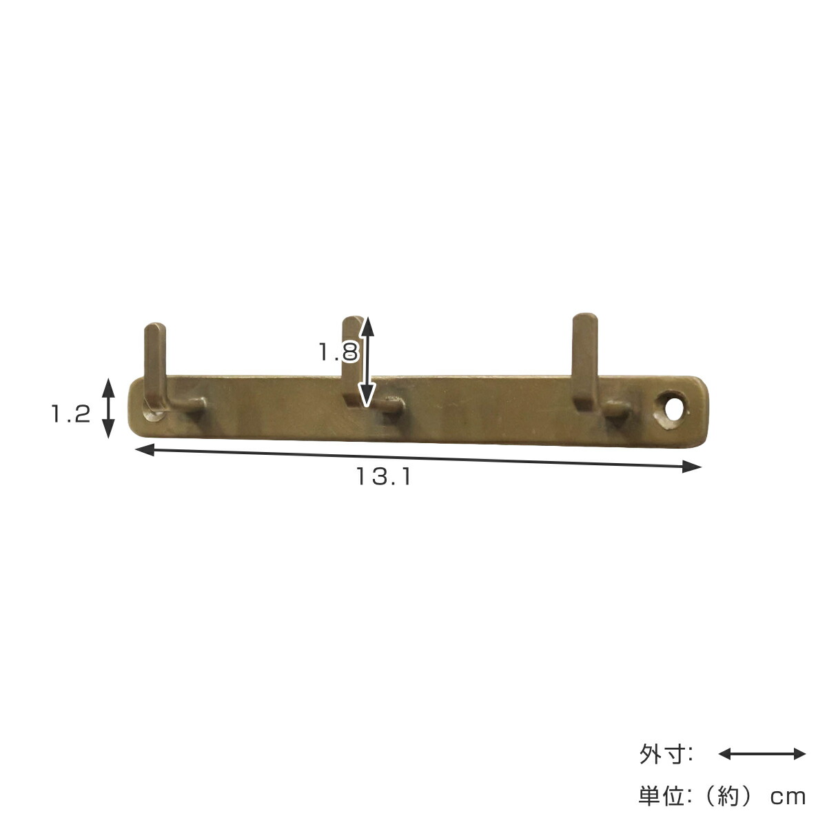 未使用 アンティーク アイアン 3連 フック レトロ 楽天市場】フック
