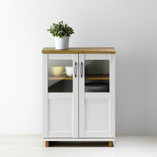 フレンチカントリー ガラスキャビネット カップボード フレンチ