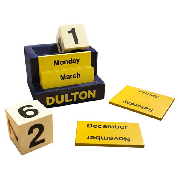 楽天市場】卓上カレンダー ダルトン DULTON デスクトップカレンダー