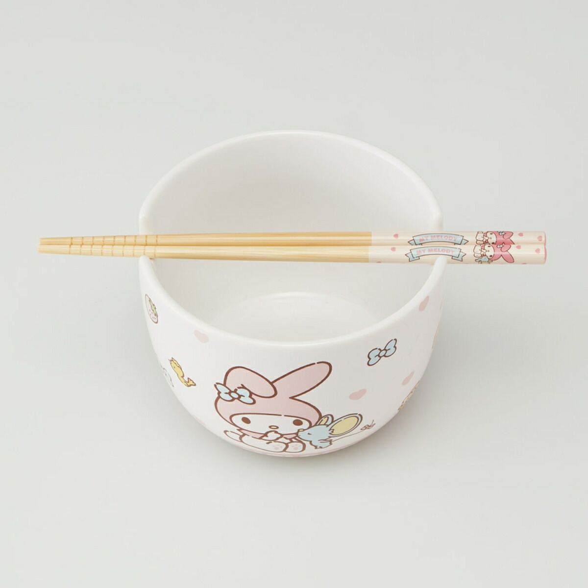 楽天市場】陶器製 ボウル 箸 セット サンリオ （ ハローキティ マイ