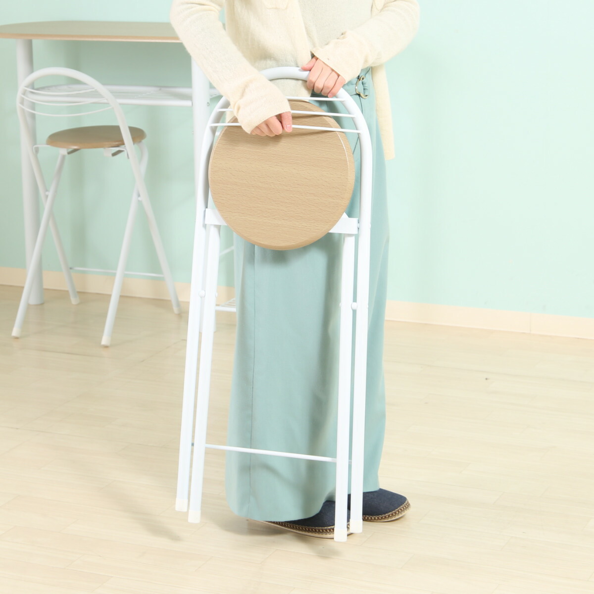 楽天市場】カウンターテーブル 3点セット 棚付 テーブル×1 チェア×2