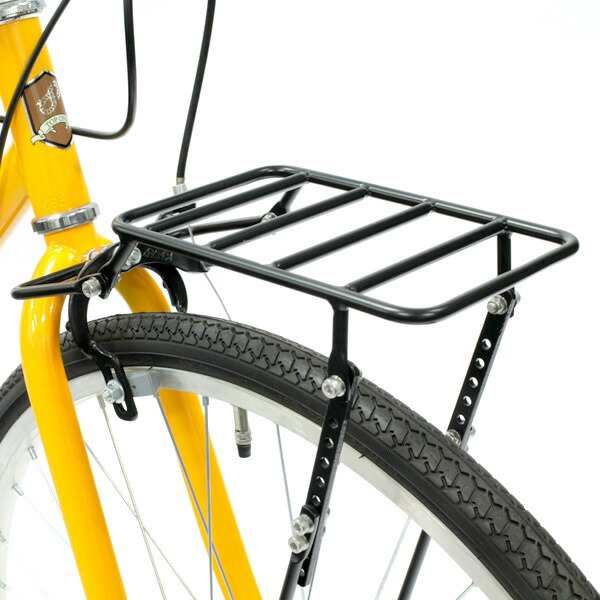 楽天市場】クロスバイク カゴ 後付け用 フロントラック 自転車