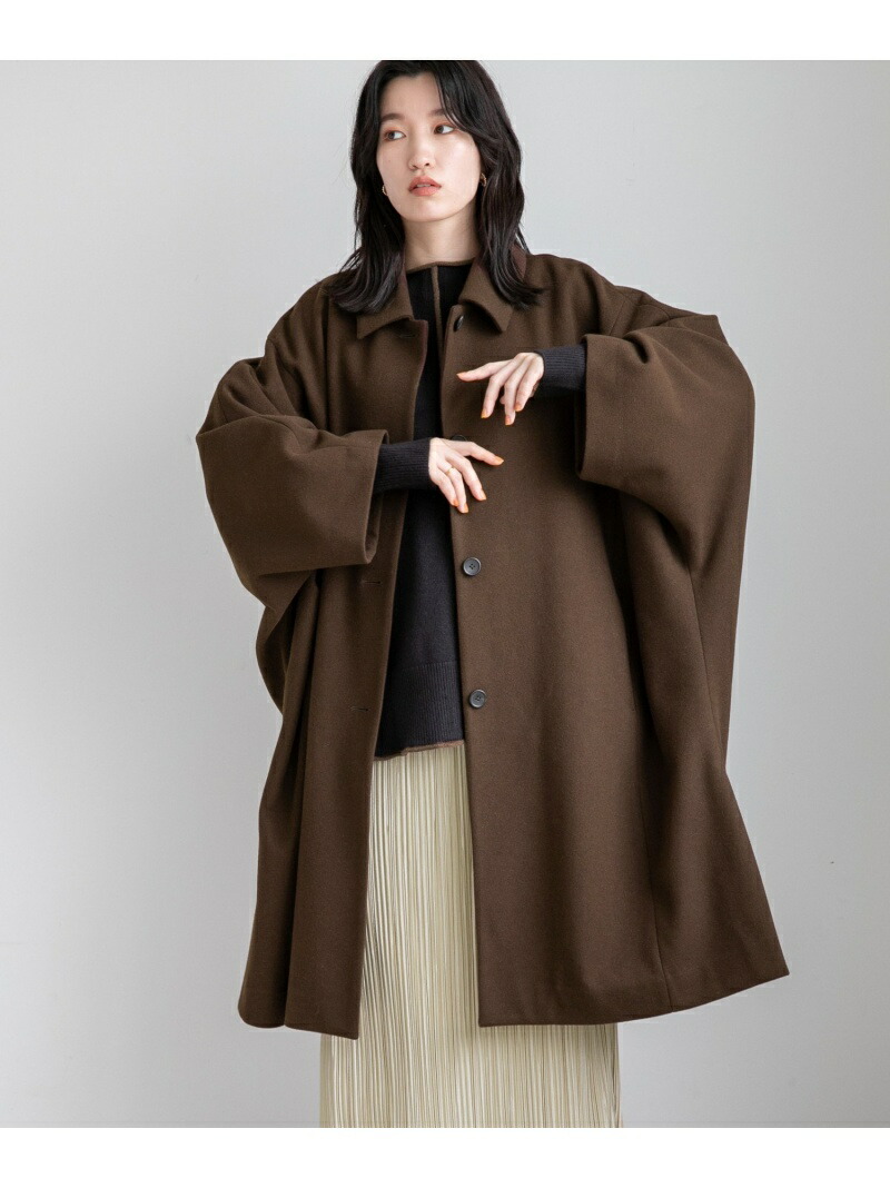 楽天市場】【SALE／30%OFF】(W)ウールライクポンチョコート LOWRYS