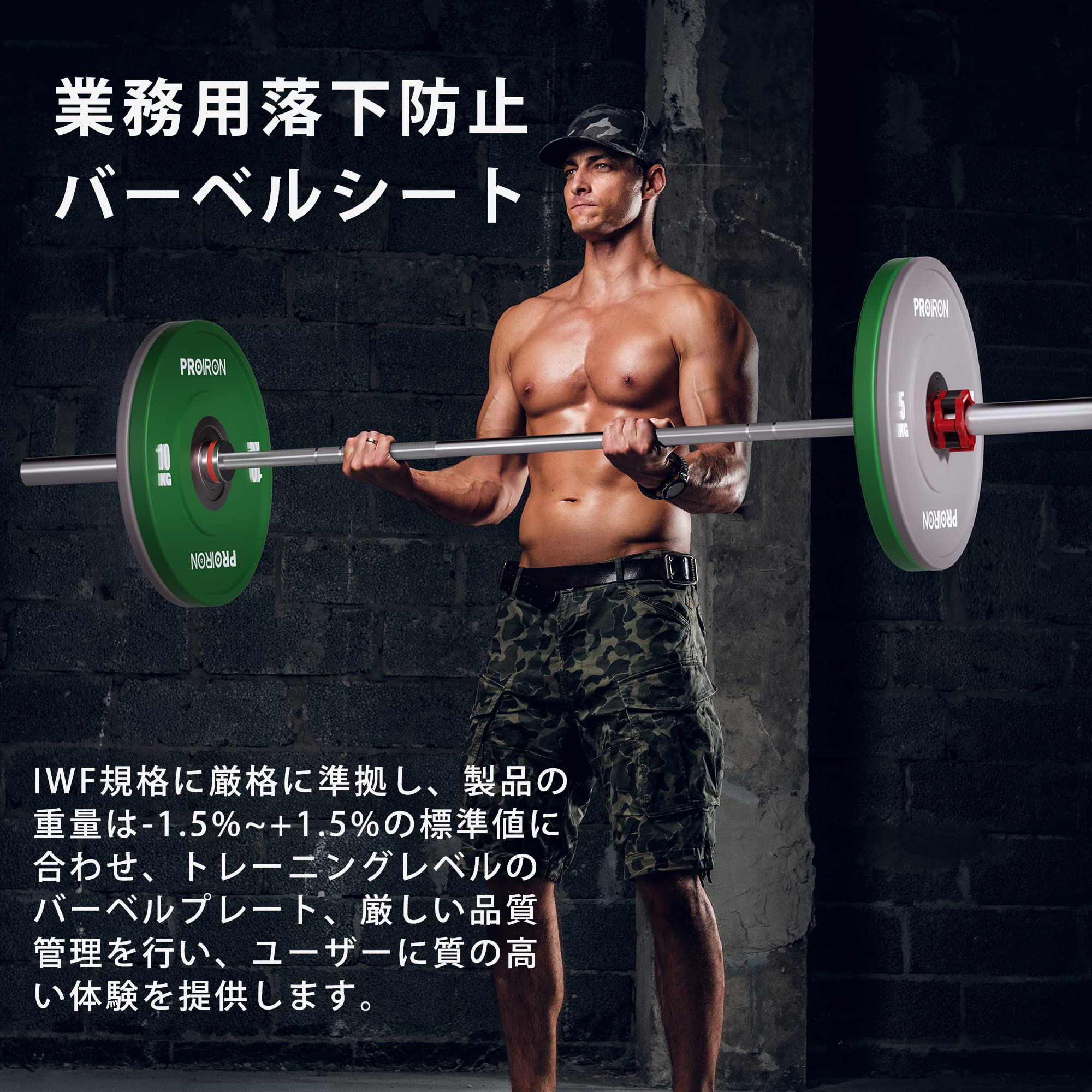 楽天市場】PROIRON ダンベル プレート バーベル プレート 5~25kg 2点