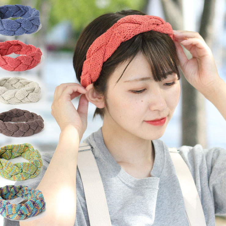 楽天市場】ブレード ニット ターバン ヘアバンド ヘアターバン ニット