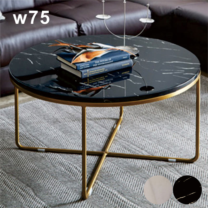 楽天市場】大理石シート テーブル ローテーブル 丸形 リビングテーブル