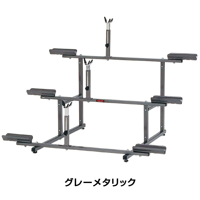 楽天市場】ミノウラ 971-3 ひな壇3段型の自転車展示台 MINOURA