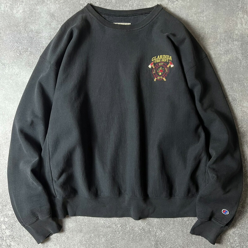 楽天市場】00s Champion 両面 ロゴ プリント プレミアム リバース