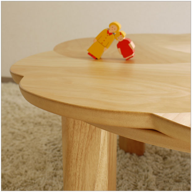 楽天市場】ローテーブル 90 座卓 和モダン ちゃぶ台 円卓 PETAL ・円形