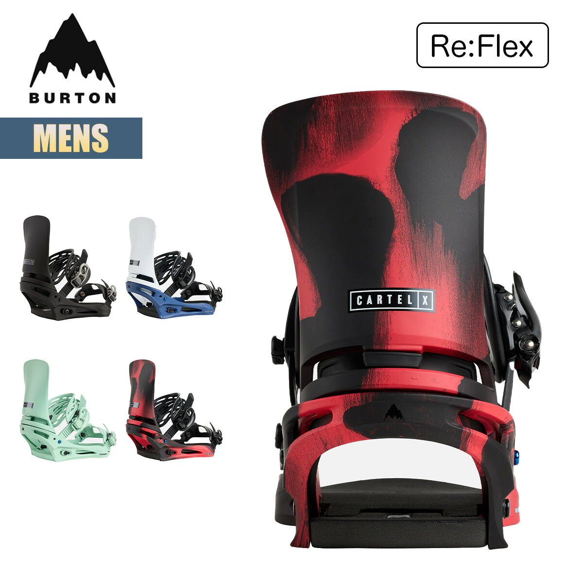 楽天市場】【2月21日限定P10倍】バートン ビンディング メンズ 25-26