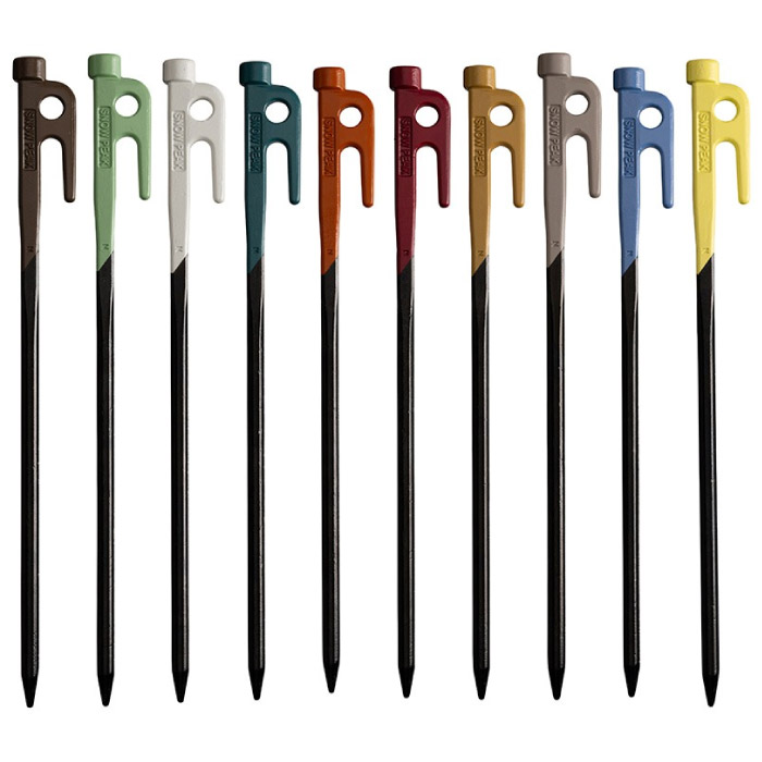 楽天市場】snow peak スノーピーク カラーステーク30 10色 ペグ 300mm