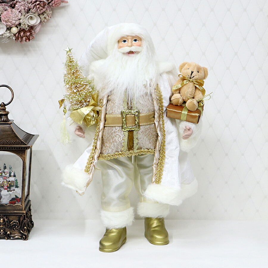 楽天市場】サンタクロース ツリー＆ベアーサンタ オブジェ クリスマス