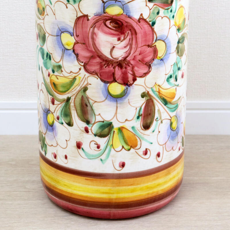 楽天市場】イタリア製 陶器 アンブレラスタンドアンティーク