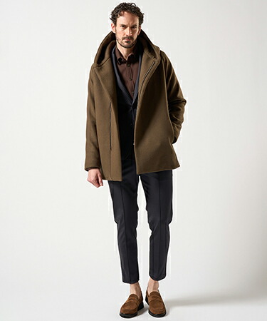 楽天市場】【wjk】 zip witch coat フーデッドコート(1873 wo06e) : CAMBIO