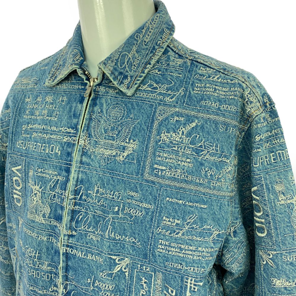 楽天市場】シュプリーム Checks Embroidered Denim Jacket （Gジャン