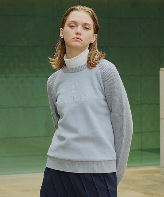 ランバン スポーツゴルフ 38 カシミヤ混 セーター レディース ランバン