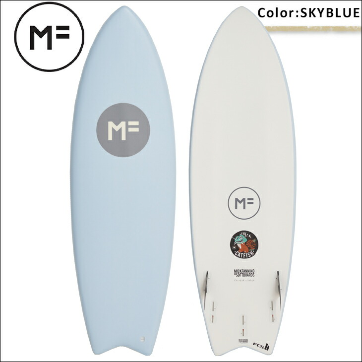 楽天市場】2023年モデル ミックファニング ソフトボード CATFISH 5'10