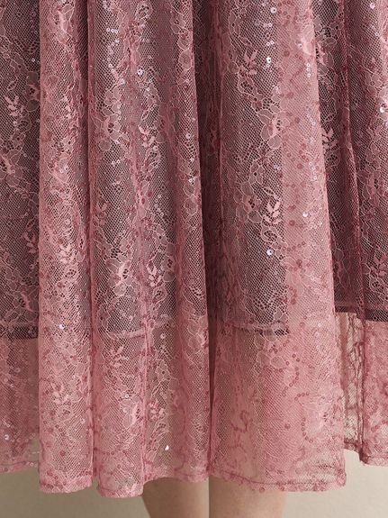 SNIDEL｜スパークルレースドレス | Rakuten Fashion(楽天ファッション