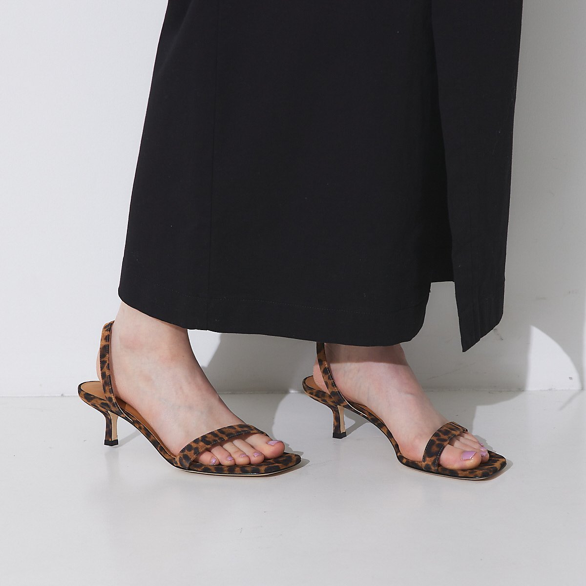 Rouge vif la cle｜【BRENTA/ブレンタ】レオパード柄ストラップ