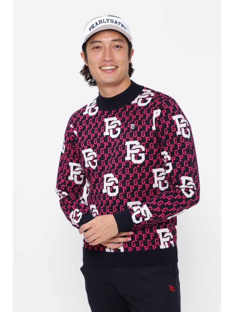 楽天市場】PEARLY GATES カシミヤタッチ ハイネックニットプルオーバー