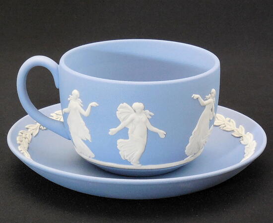 楽天市場】ウェッジウッド Wedgwood ジャスパー ペールブルー