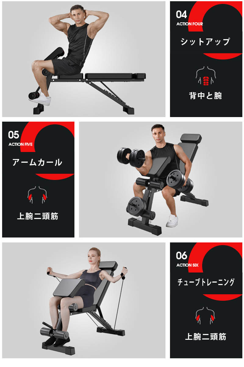 楽天市場】トレーニングベンチ インクラインベンチ デクラインベンチ