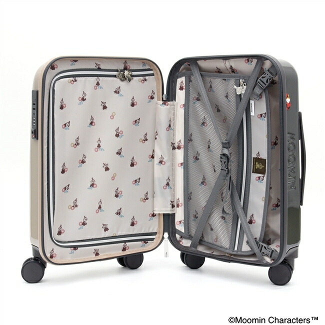 良品】ムーミン 4輪 スーツケース 63L リトルミィ リトルミイがどーー