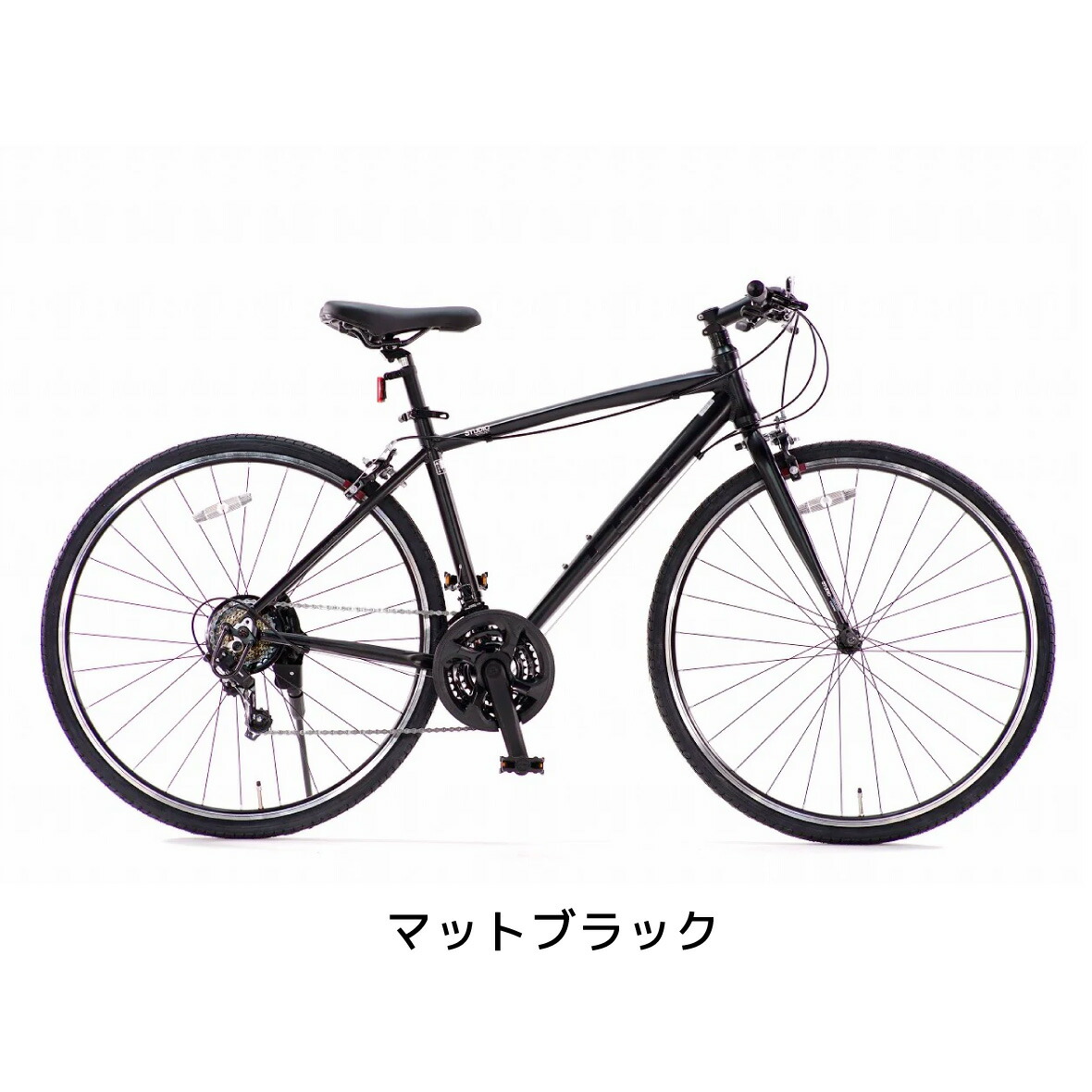 福岡発COLORS ブラック 自転車 外装6段 軽量 通学 通勤 家庭用