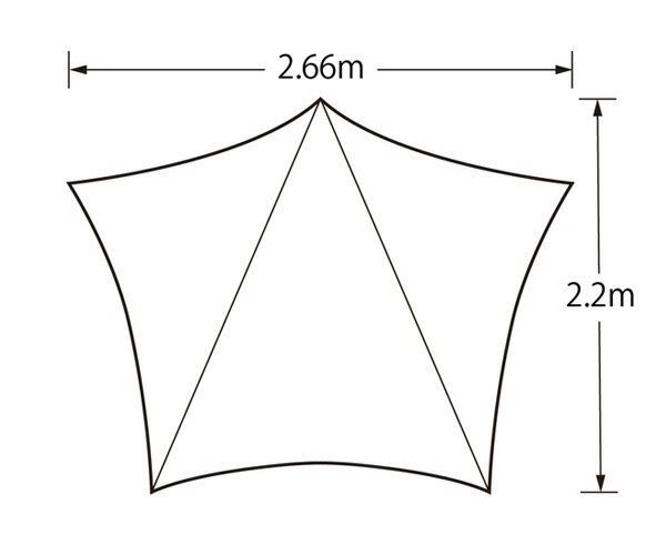 楽天市場】(e)アライテント・ライペン・トレックタープBeyond(ポール