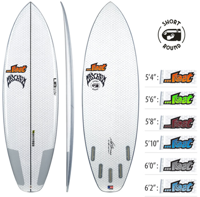 lost ショートボード ラウンドノーズフィッシュ 5,8 32リッター