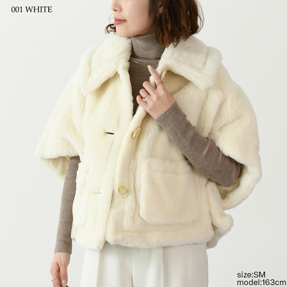 SMサイズ MAX MARA NEWTERZO テディ TEDDY ポンチョ SMサイズ MAX MARA