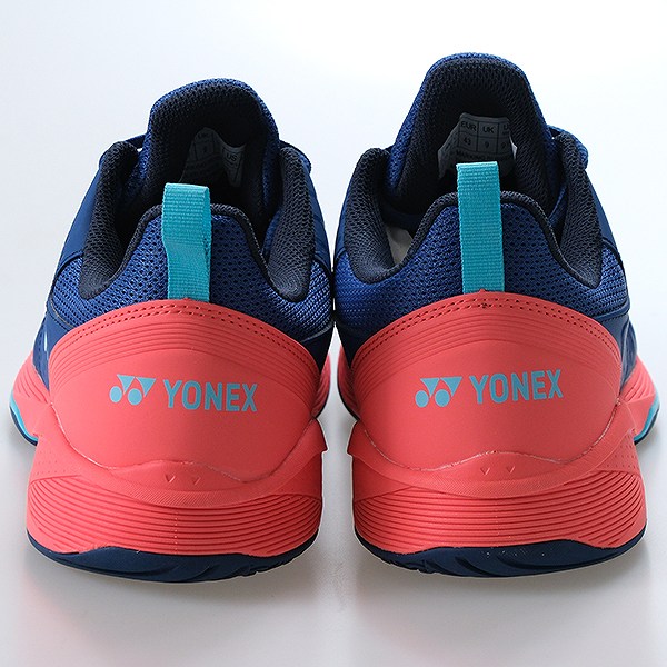 YONEX テニスシューズ グレー/オレンジ ワイド25センチ YONEX テニス