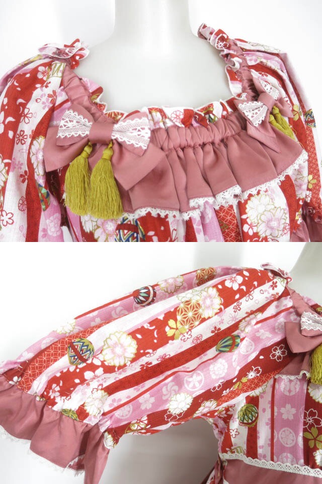 楽天市場】Metamorphose / いろどり花てまり フリルワンピース (プラス