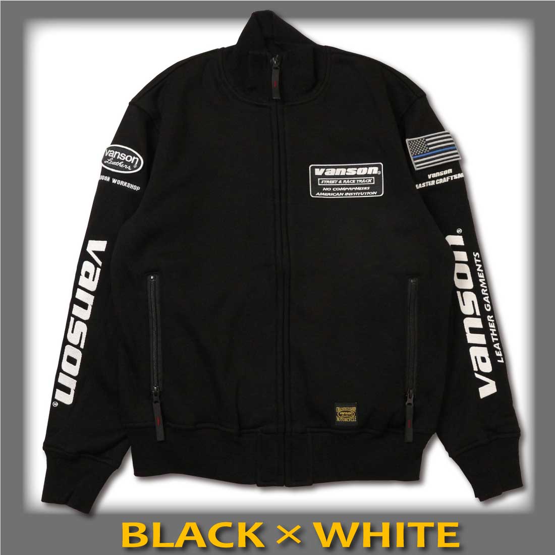 楽天市場】VANSON バンソン スウェット ジャケット アウター SVS2507W