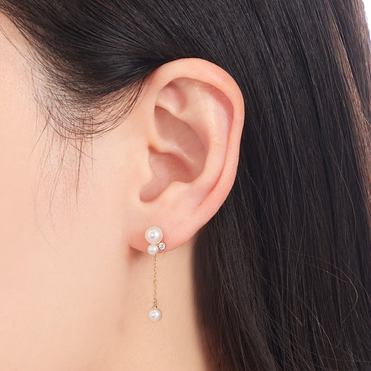 楽天市場】K10イエローゴールド淡水パールピアス : ジュエリーツツミ