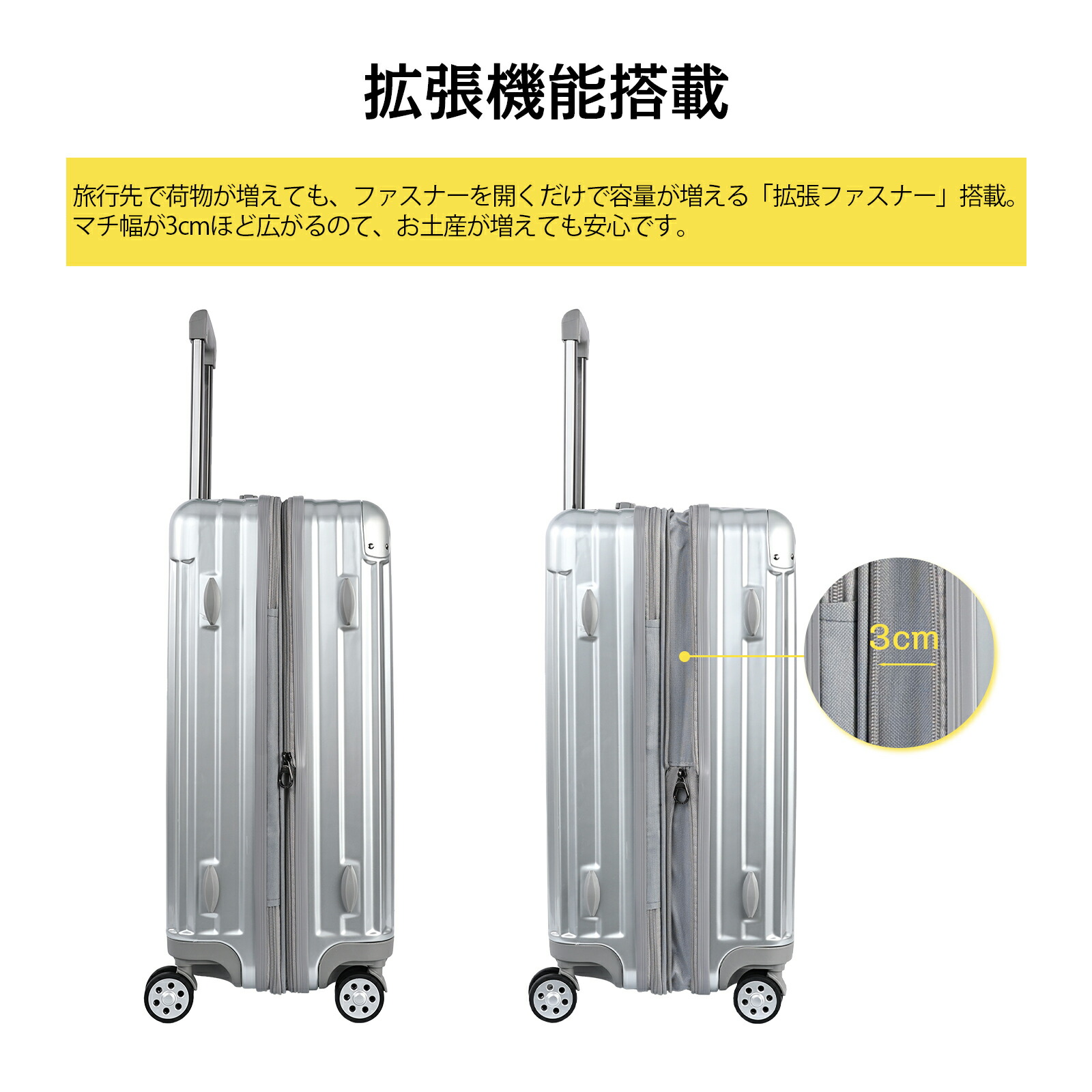 楽天市場】【在庫処分!!】TABITORA(タビトラ) スーツケース キャリー