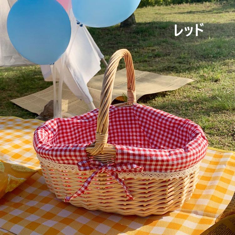 楽天市場】ピクニックバスケット ランチバスケット かご バスケット