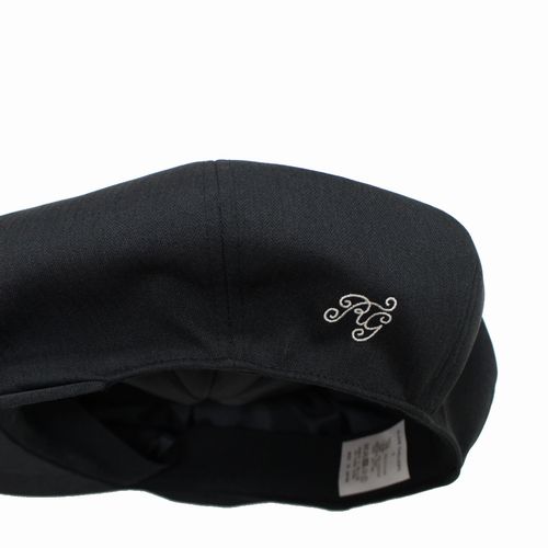 帽子 RUDE GALLERY HERRINGBONE CASQUETTE BLACK 帽子 RUDE GALLERY