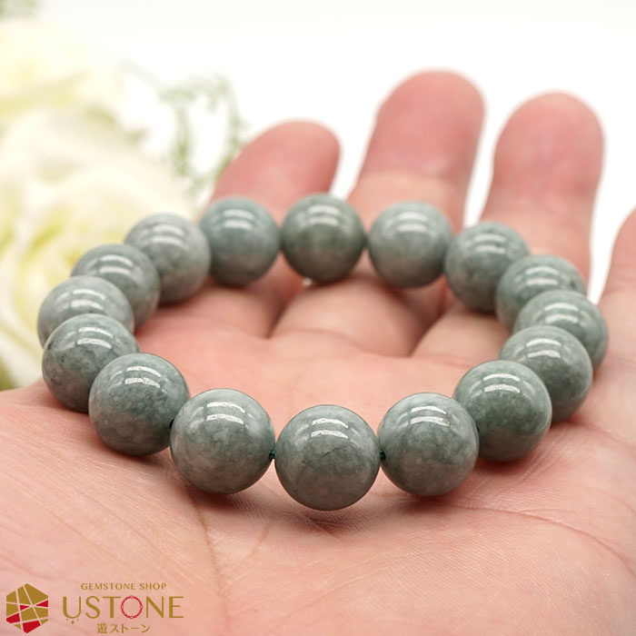 楽天市場】翡翠 ヒスイ ブレスレット AA+ ジェダイト 12mm ミャンマー