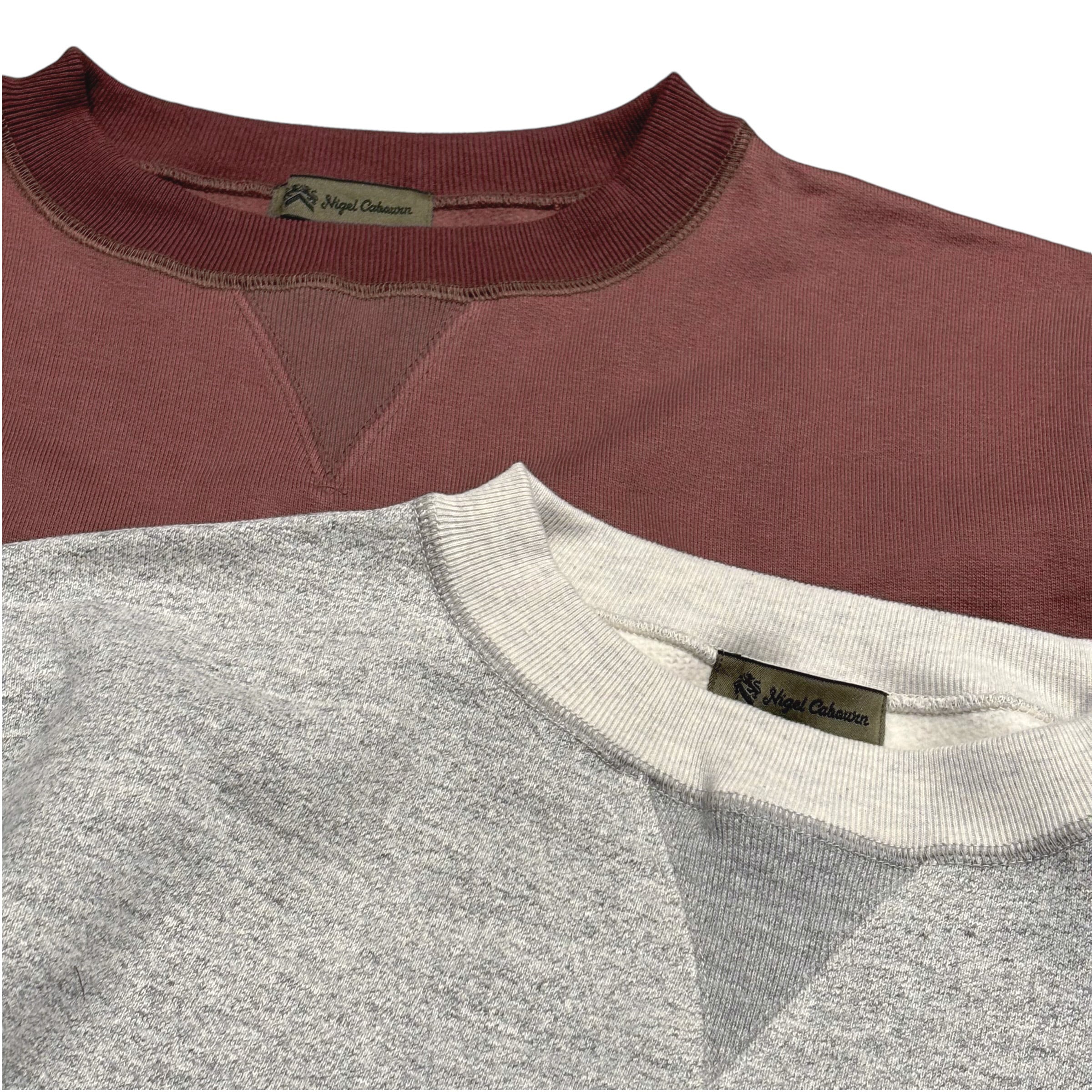 楽天市場】Nigel Cabourn / 50's CREW NECK 20.5oz Grey Bordeaux