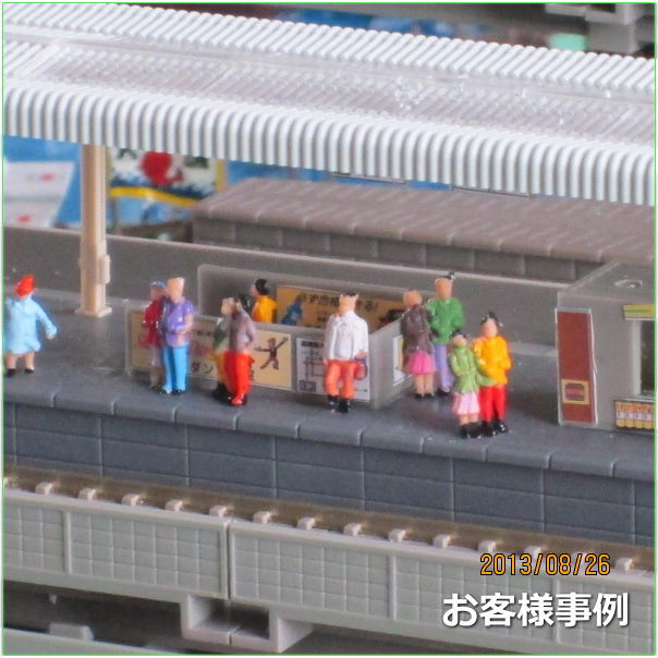 楽天市場】Nゲージ向け人形100体 色違い×19パターンでレイアウト