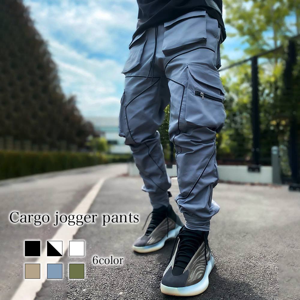 楽天市場】ワークパンツ メンズ カーゴジョガーパンツ ミリタリー 春