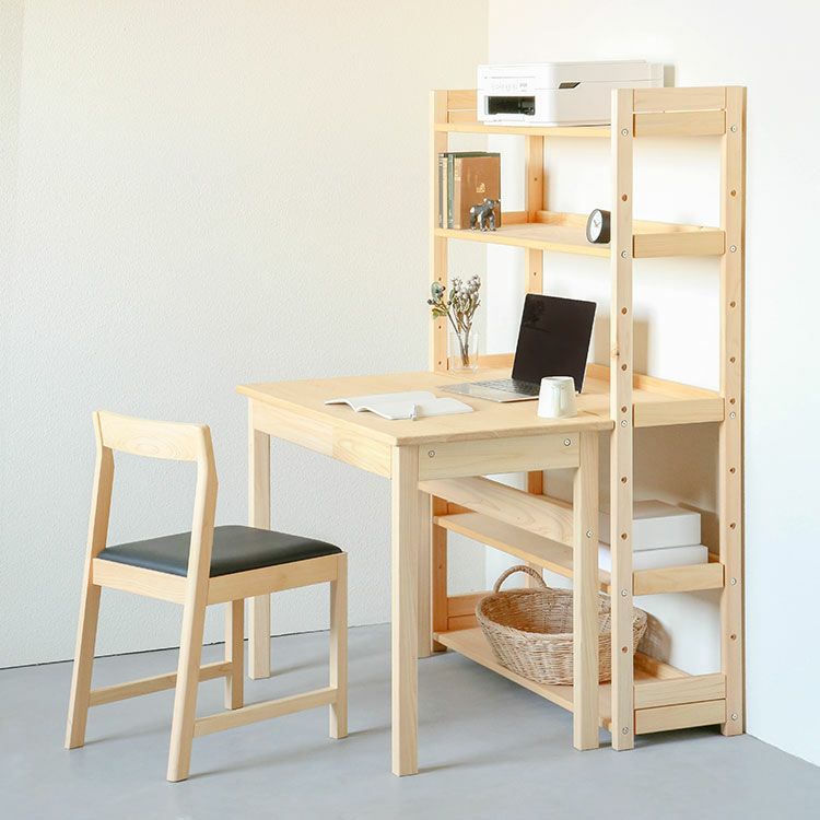 キシル XYL 4本脚デスク 100 Mサイズ 学習机 事務机 無垢材 楽天