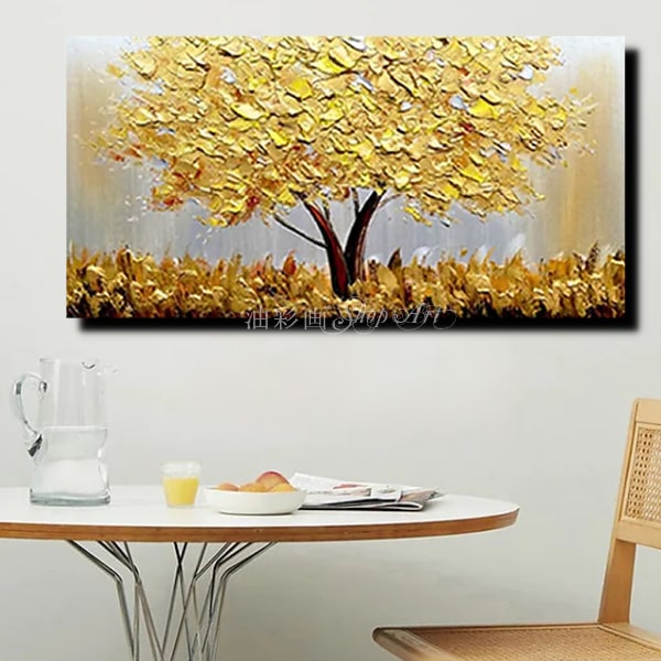 楽天市場】モダン アートパネル絵画 風景画【送料無料】手書きの油彩画