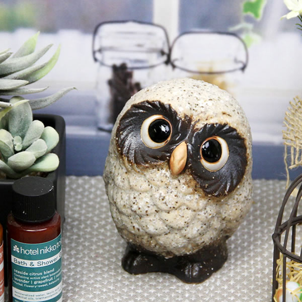 楽天市場】【ポイント10倍】信楽焼 ふくろう 置物 フクロウ 梟 陶器