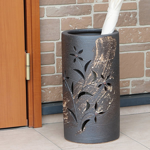 楽天市場】【ポイント10倍】傘立て 陶器傘立て 信楽焼かさたて 和風傘